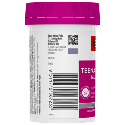Swisse Teenage Womens Ultivite 60 Tablets - OhYouLuckyDuck.com.au