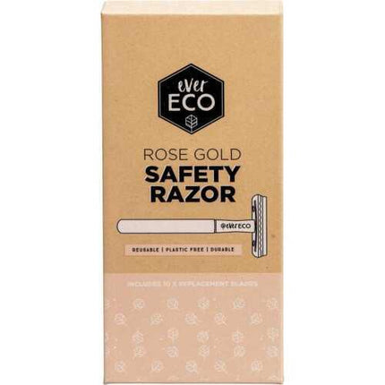 Ever Eco Safety Razor Rose Gold - OhYouLuckyDuck.com.au
