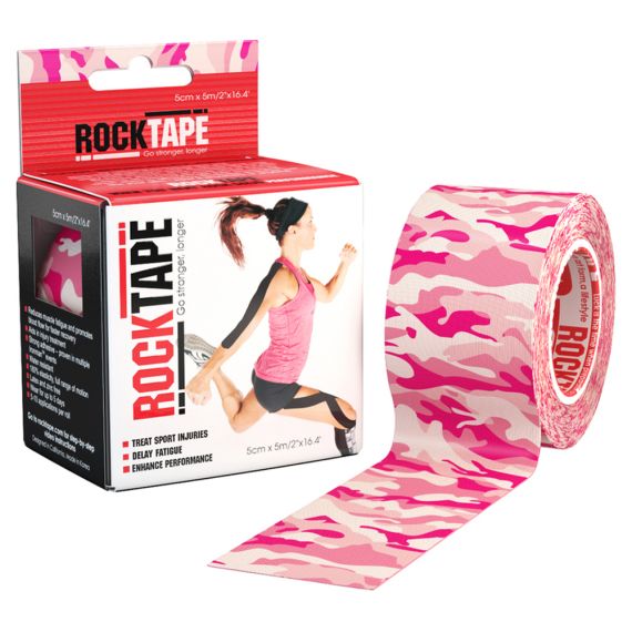Rocktape Camouflage Pink 5cm X 5m - OhYouLuckyDuck.com.au