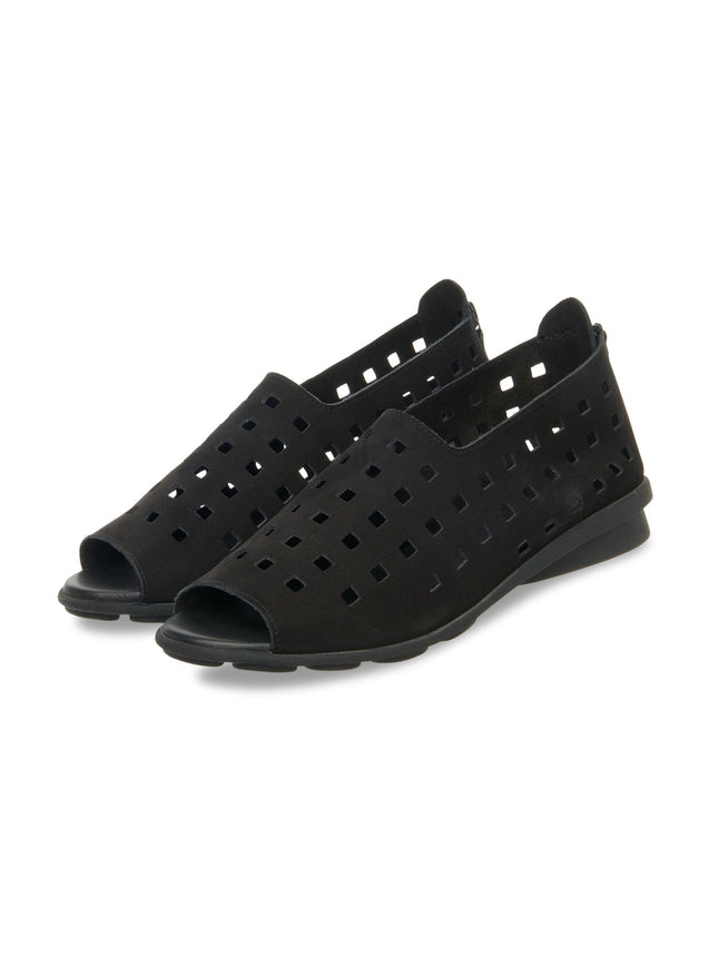 Arche Sample Drick Black Suede Sandals