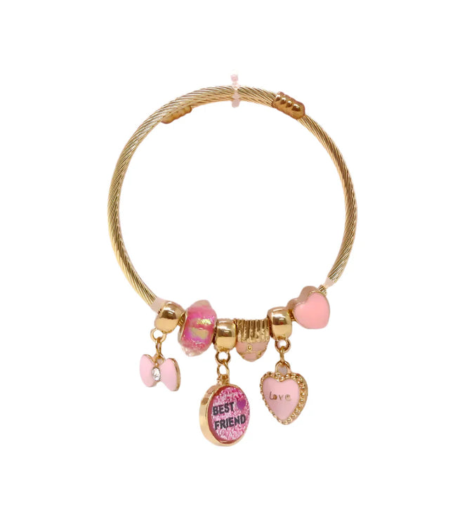 Pink Poppy Charm Bracelet Best Friend