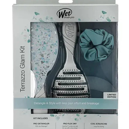 Wet Brush Pro Terrazzo Glam Kit