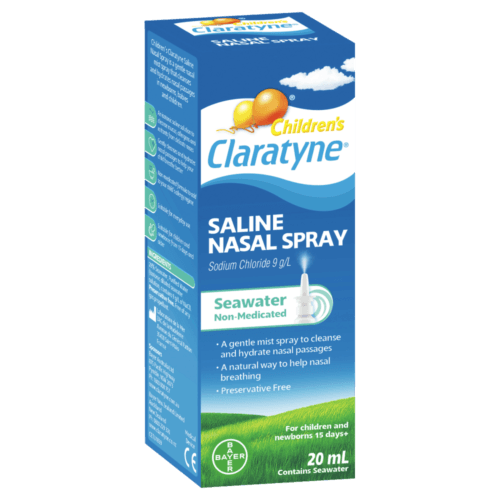 Claratyne Childrens Saline Nasal Spray 20ml - OhYouLuckyDuck.com.au