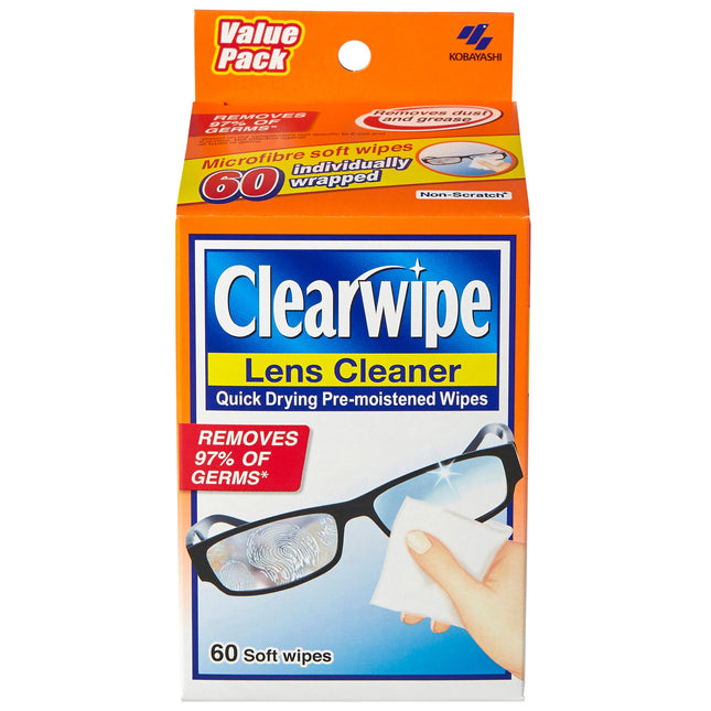 Clearwipe Lens Cleaner 60 Pack