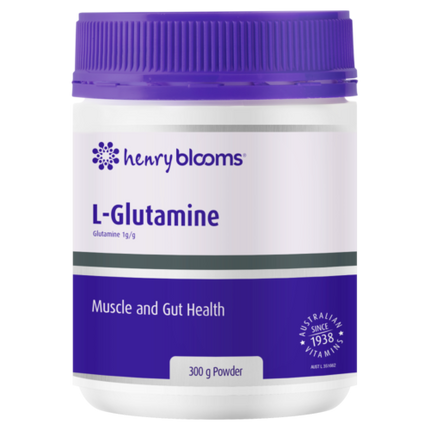 Henry Blooms L-Glutamine 300G - OhYouLuckyDuck.com.au