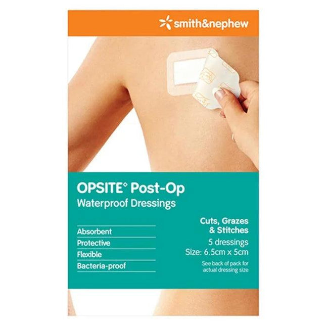 Opsite Post-Op 6.5cm X 5cm 5 Pack - OhYouLuckyDuck.com.au