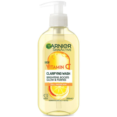 Garnier Skin Active Vitamin C* Brightening Gel Cleanser 200ml - OhYouLuckyDuck.com.au