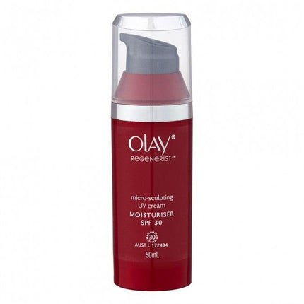 Olay Regenerist Micro-Sculpting Face Cream Moisturiser SPF 30 50g - OhYouLuckyDuck.com.au