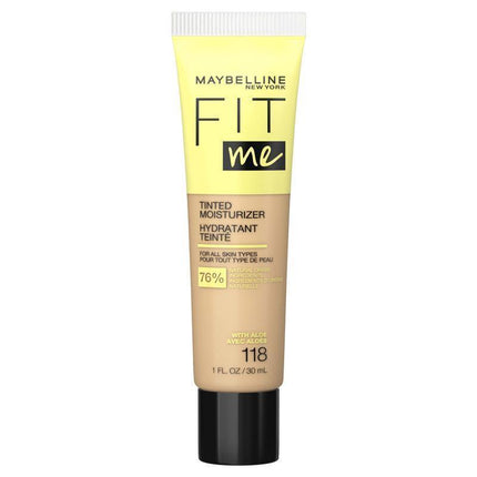 Maybelline Fit Me Tinted Moisturizer 118 - OhYouLuckyDuck.com.au