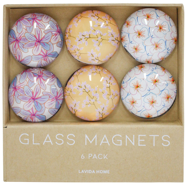 Lavida Glass Magnets S/6 Spring