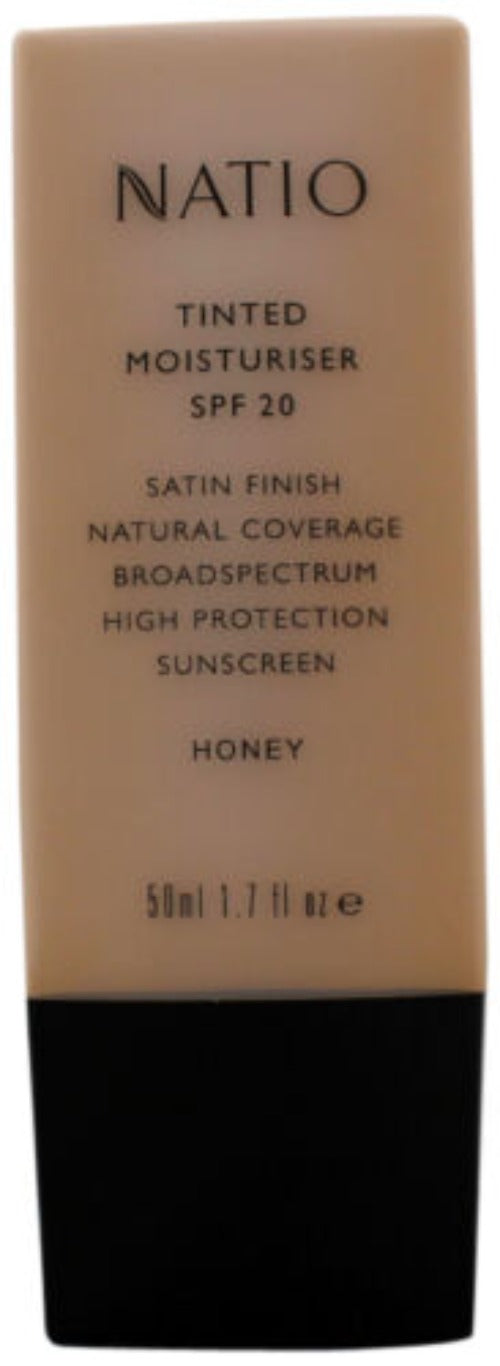 Natio Tinted Moisturiser SPF20 Honey - OhYouLuckyDuck.com.au