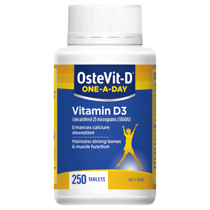 OsteVit-D One-A-Day Vitamin D3 250 Tablets - OhYouLuckyDuck.com.au