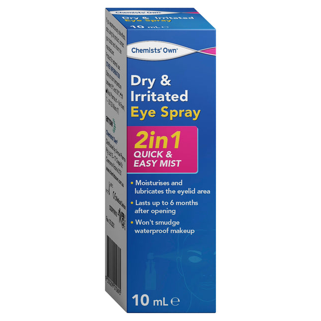 Chemists’ Own Dry and Irritated Eye Spray 10mL