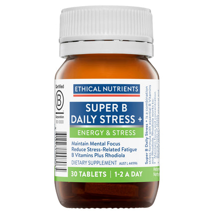 Ethical Nutrients Super B Daily Stress + Tabs 30