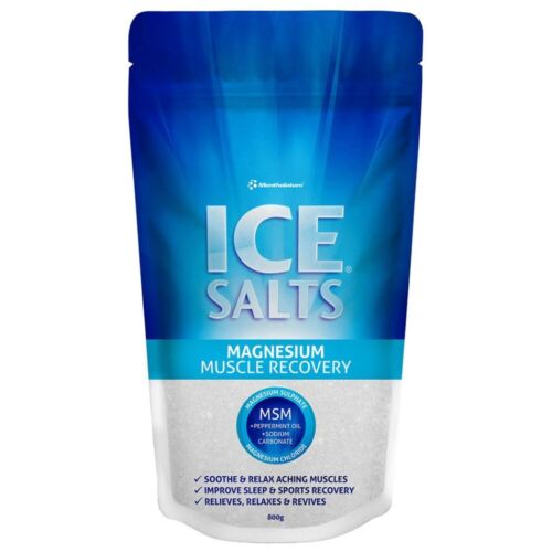 Mentholatum Ice Salts Magnesium Muscle Recovery 800g - OhYouLuckyDuck.com.au