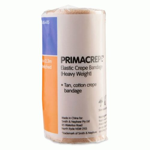 Primacrepe Elastic Crepe Bandage Heavy Tan 10cm X 2.3m - OhYouLuckyDuck.com.au
