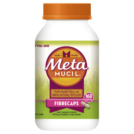 Metamucil Fibre Supplement FibreCaps 160 Capsules - OhYouLuckyDuck.com.au