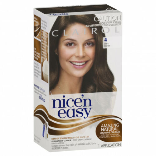 Clairol Nice N Easy 4 Dark Brown - OhYouLuckyDuck.com.au