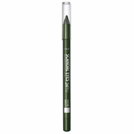 Rimmel Scandal'eyes Waterproof Eyeliner Kohl Pencil 006 Green - OhYouLuckyDuck.com.au