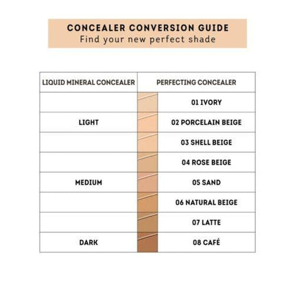 Nude by Nature Perfecting Concealer 02 Porcelain Beige 5.9ml - OhYouLuckyDuck.com.au