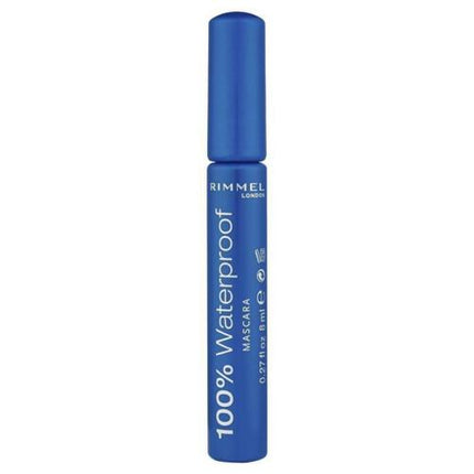 Rimmel London 100% Waterproof Mascara - 001 Black - OhYouLuckyDuck.com.au