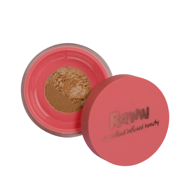 Raww Pomeganate Complexion Powder I2 Deep Tan - OhYouLuckyDuck.com.au