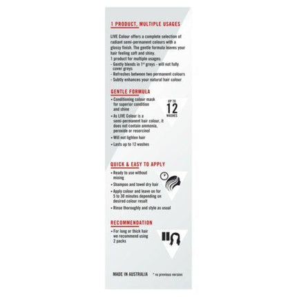 Schwarzkopf Live Colour Aztec Copper 75ml - OhYouLuckyDuck.com.au