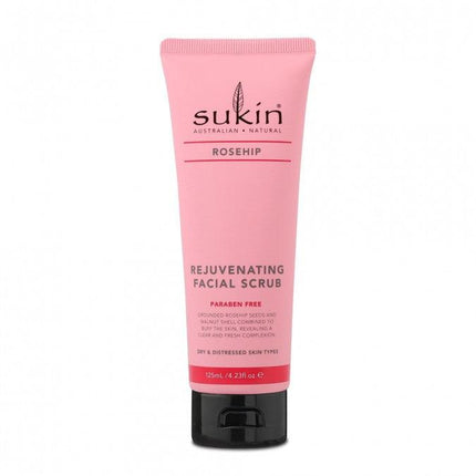 Sukin Rosehip Rejuvenating Facial Scrub 125ml - OhYouLuckyDuck.com.au