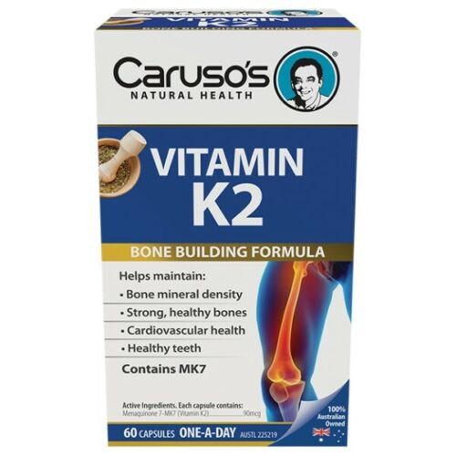 Caruso's Vitamin K2 60 Capsules - OhYouLuckyDuck.com.au