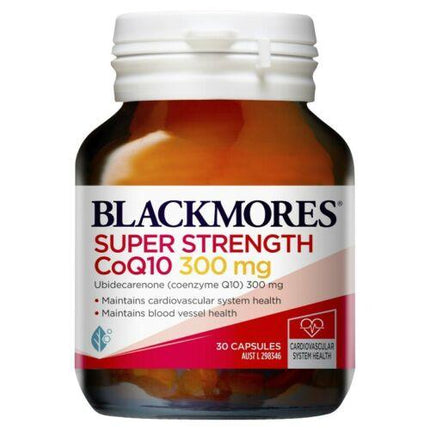 Blackmores Super Strength CoQ10 300mg 30 Capsules - OhYouLuckyDuck.com.au