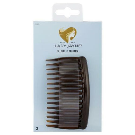 Lady Jayne Large Shell Side Combs 2 Pack - OhYouLuckyDuck.com.au