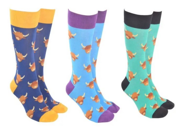 Sock Society Highland Cows