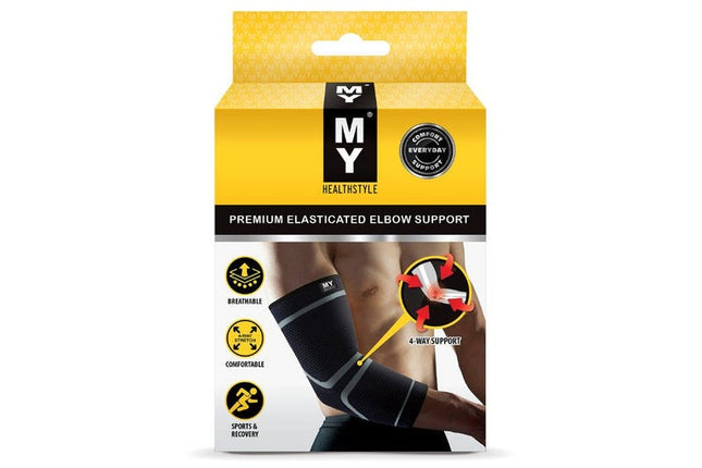 My Healthstyle Premium Elasticated Elbow Support Medium