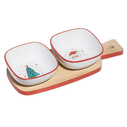 Ladelle Candy 3 Piece Bowl & Tray Set
