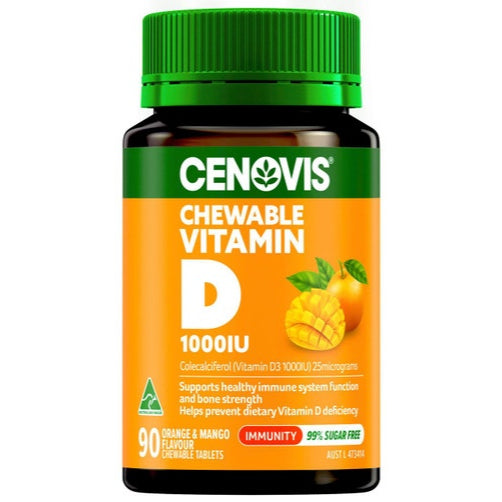 Cenovis Chewable Vitamin D 1000IU 90 Tablets