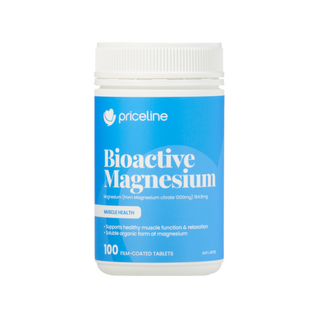 Priceline Bioactive Magnesium 100 Tablets