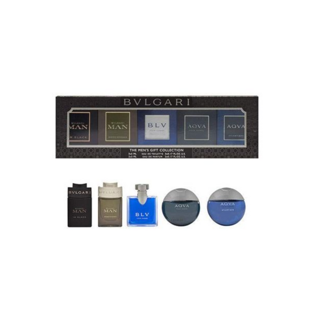 Bvlgari for Men 5 Piece Variety Gift Set