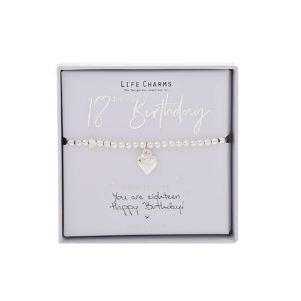 Life Charms Bracelet 18Th Birthday