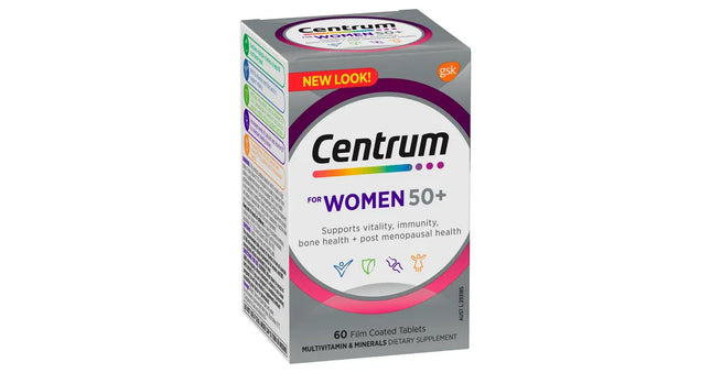 Centrum For Women 50+ Tabs60 - OhYouLuckyDuck.com.au