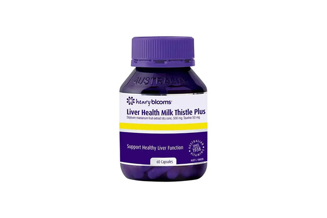 Henry Blooms Liver Health Milk Thistle Plus 60c - OhYouLuckyDuck.com.au
