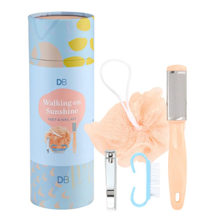DB Cosmetics Walking On Sunshine Foot & Nail Care Kit - OhYouLuckyDuck.com.au