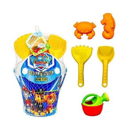 Kids Paw Beach Bucket play Set 7 Piece - OhYouLuckyDuck.com.au