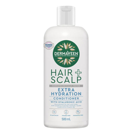 Dermaveen Hair + Scalp Extra Hydration Conditioner 500mL - OhYouLuckyDuck.com.au