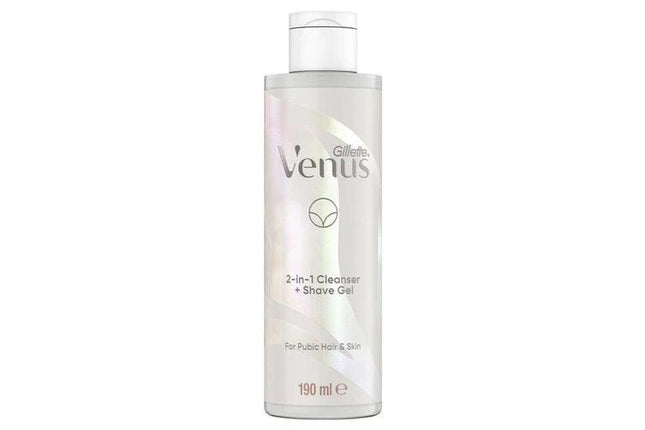 Gillette Venus 2 In 1 Cleanser & Shave Gel 190ml - OhYouLuckyDuck.com.au