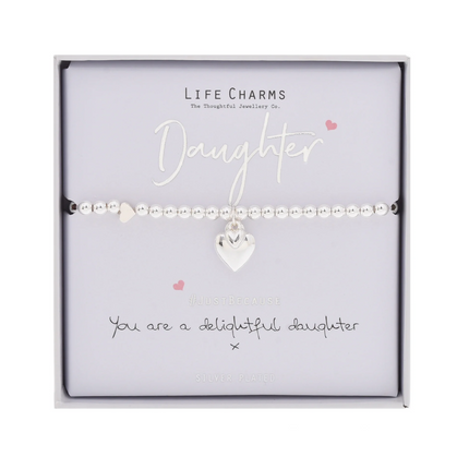 Life Charms Bracelet Daughter