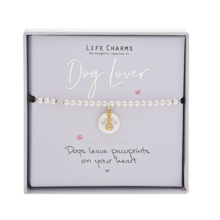 Life Charms Bracelet Dog Lover