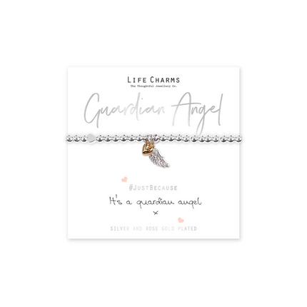 Life Charms Bracelet Guardian Angel