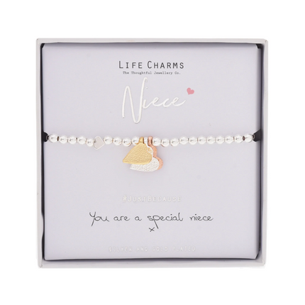 Life Charms Bracelet Niece
