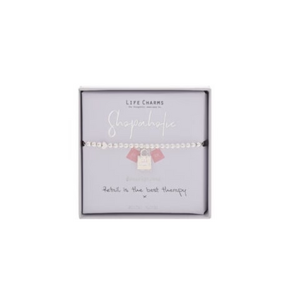 Life Charms Bracelet Shopaholic