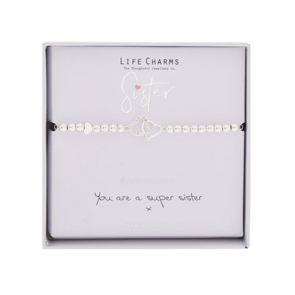 Life Charms Bracelet Sister